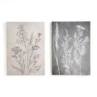 Двойное Панно Flera единый размер черный LA REDOUTE INTERIEURS  фото, kupilegko.ru